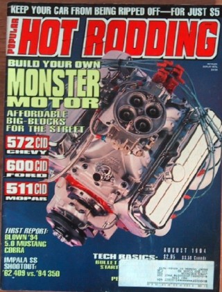 POPULAR HOT RODDING 1994 AUG - IMPALA SS vs. IMPALA 409, AMX